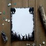 A6 Wolves Notepad - by TinyTami