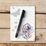 A6 Butterfly fairy Chibi Notepad - by Hidekos Artwork