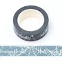 Washi Tape | Halloween Night Spiderwebs  - with Silver Foil 