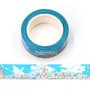 Washi Tape | Windmills in a meadow  - with Silver Foil 