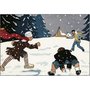 Postcard | Snowball Fight