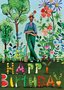 Mila Marquis Postcard | Happy Birthday (gardener)