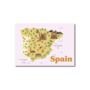 Postcard Craft Only Happy Things | Map of Spain