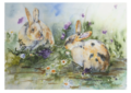 Postcard | Hello Rabbit Aquarel