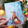 Postcard Snowfox - Romyillustrations