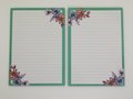 A5 Notepad Flowers - by StationeryParlor