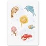 Postcard Sea Animals by LittleLeftyLou 