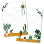 A5 Plant Table Notepad - Double Sided