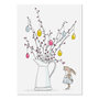 Egg Bouquet postcard - by Krima & Isa 