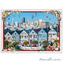 PK 1020 Tausendschön Postcard | USA - San Francisco, Painted Ladies