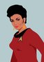 Pop Art Postcard | Star Trek Nyota Uhura