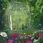 Sabina Comizzi Postcard | greenhouse in the garden