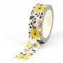 Washi Masking Tape | Yellow Flowers Leafs
