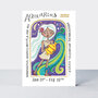 Rachel Ellen Designs Cards - Zodiac - Aquarius