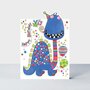 Rachel Ellen Designs Cards - Cherry on Top - Happy Birthday Blue Dinosaur