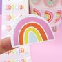 5 x Rainbow Stickers