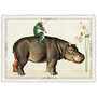 PK 995 Tausendschön Postcard | Hippo and Frog