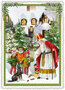 PK 1043 Tausendschön Postcard | Santa is here