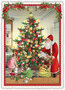 PK 1045 Tausendschön Postcard | handing out Christmas Presents