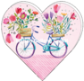 Mila Marquis Heart Shaped Folded Card | Bicycle
