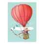 Postcard Belle and Boo | Balloon Adventure
