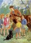 Postcard | Feeding the Pony (1940s)