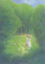 Postcard | June (child in forest clearing)