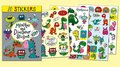 Rachel Ellen Designs Sticker Book | Monsters and Dinosaurs
