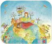 TV Art Postcard Jehanne Weyman | World Map