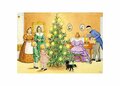 Elsa Beskow Postcard | Peter en Lotta vieren kerst