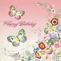 Barbara Behr - Auguri Postcard | Happy Birthday (Butterflies)
