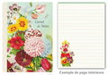 Illustrated little notebook Gwenaëlle Trolez Créations - Le Jardin
