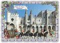 PK 8022 Barbara Behr Glitter Postcard | Avignon - Palais des Papes 
