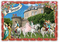 PK 8027 Barbara Behr Glitter Postcard | France - La Bretagne 3