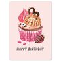 Postcard Birthday Cupcake - by LittleLeftyLou 