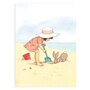 Postcard Belle and Boo | Seaside & Sandcastles