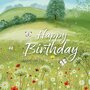 Sabina Comizzi Postcard | Happy Birthday (Meadow)