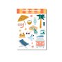 A6 Stickersheet Hello Summer - Only Happy Things