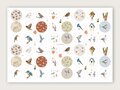 Stickersheet from Studio Poppybird - Birds