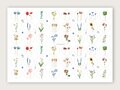 Stickersheet from Studio Poppybird - Bloemetjes