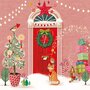 Mila Marquis Postcard Christmas | Christmas front door