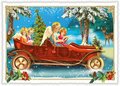 PK 1072 Tausendschön Postcard Christmas - Engel im Auto
