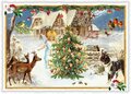 PK 1074 Tausendschön Postcard Christmas - Engel am Tannenbaum