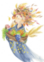 Postcard | Little Autumn (Elf with fruit basket and autumn leaves)