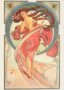 Postcard Alphonse Marie Mucha - Die Künste: Tanz, 1898
