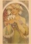 Postcard Alphonse Marie Mucha - Blumen/ Flowers/ Fleurs, 1897