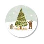 6x Sticker Kerst diertjes by Art by Meer