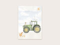 Postcard tractor - Appeloogje