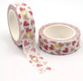 Washi Tape | Valentine Hearts - with Gold Foil 