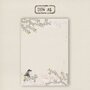 A5 Letter Paper Pad TikiOno | Blossom Storm